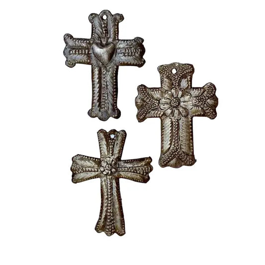 Small Milagro Cross $1.50 ea. Set of 3 2.5" x 3.25"
