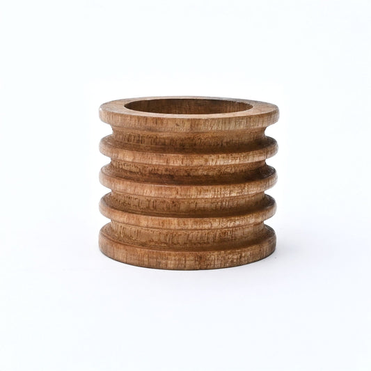 Elegant Wooden Napkin Rings | Set of 4 | Perfect for Dining