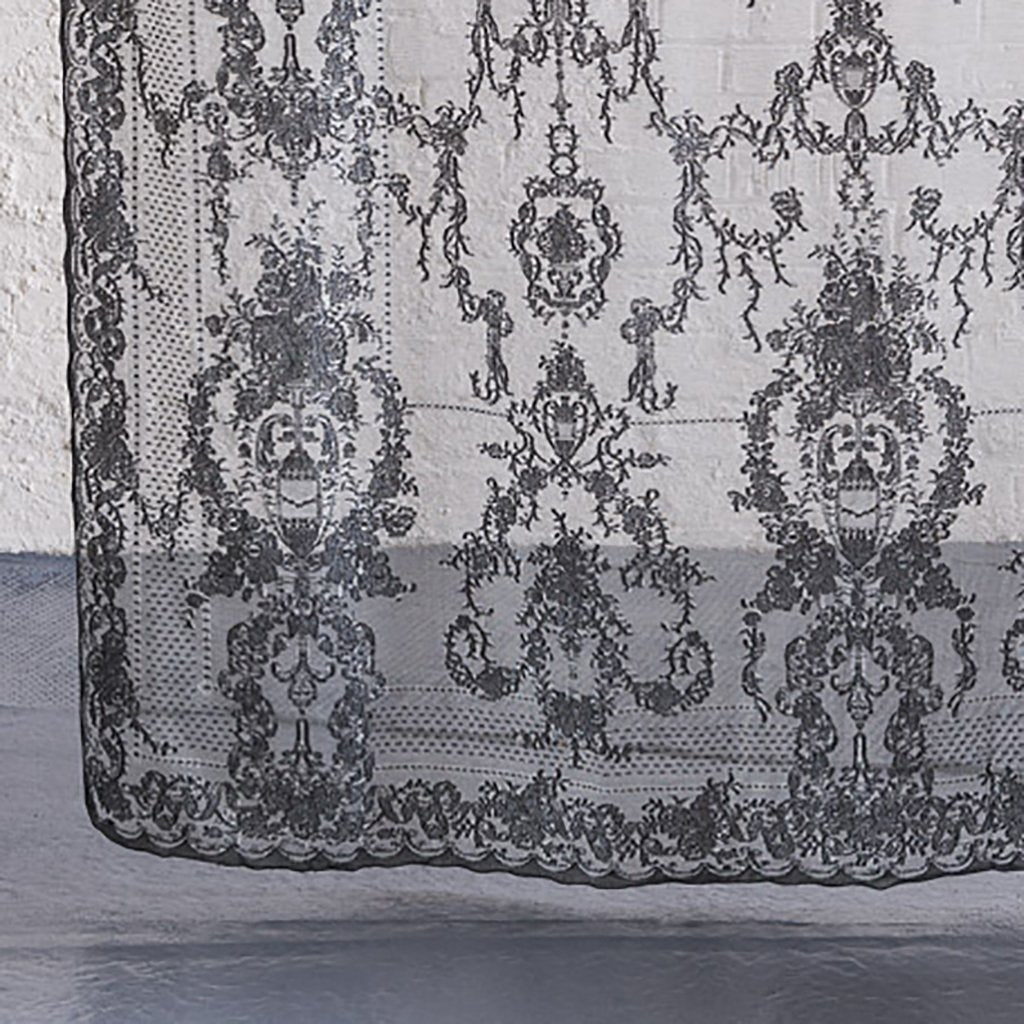 Premium Sheer Panels: The Linda - Silver