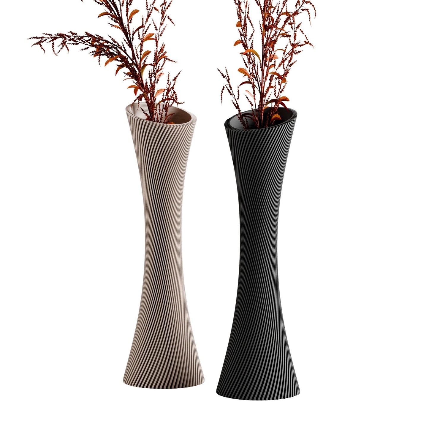 Spiral Rose Vase