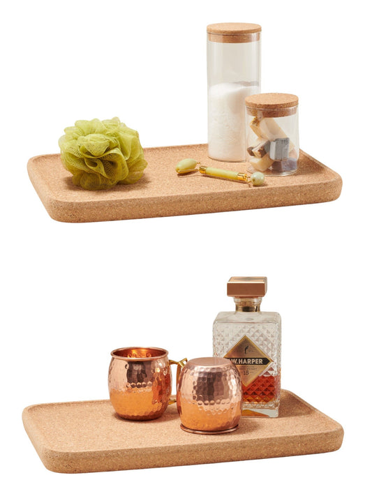 Modern Home Cork Tray (Rectangular)