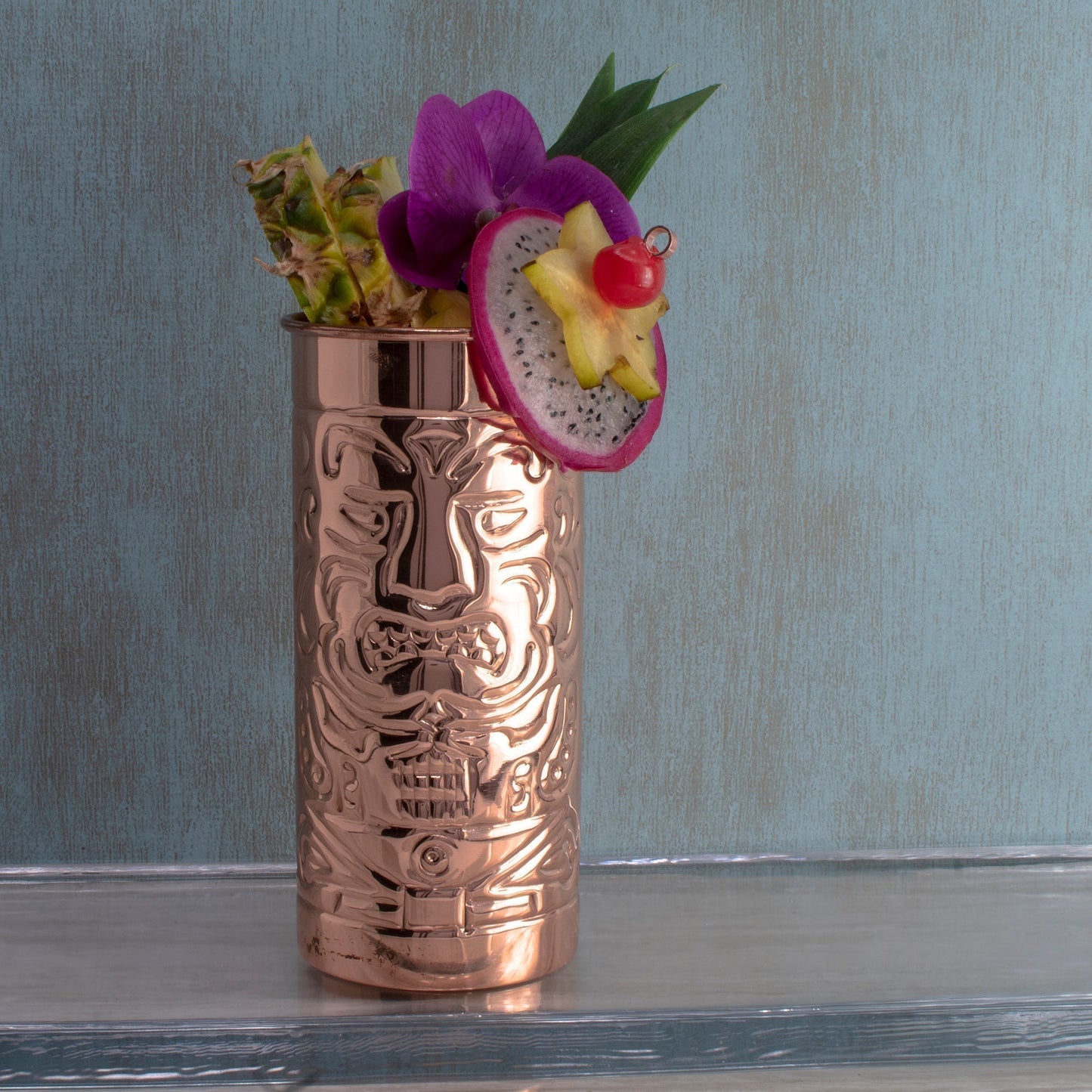 The Legends of Hawaii Copper Tiki Mug ~ Kanaloa ~