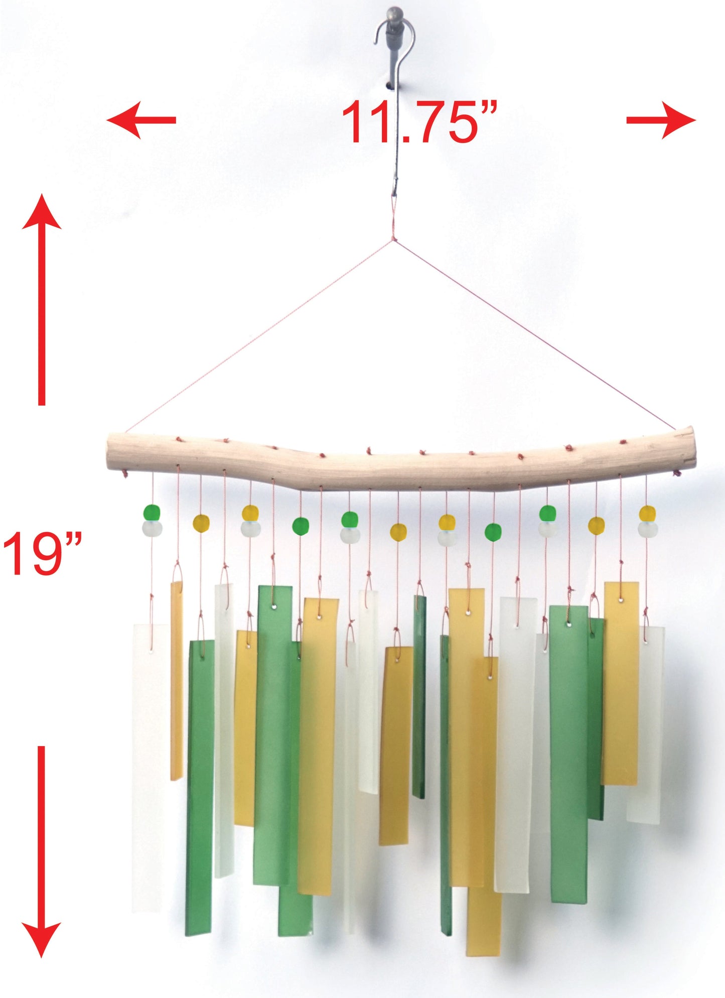 Recto, Margarita Sea Glass Wind Chime