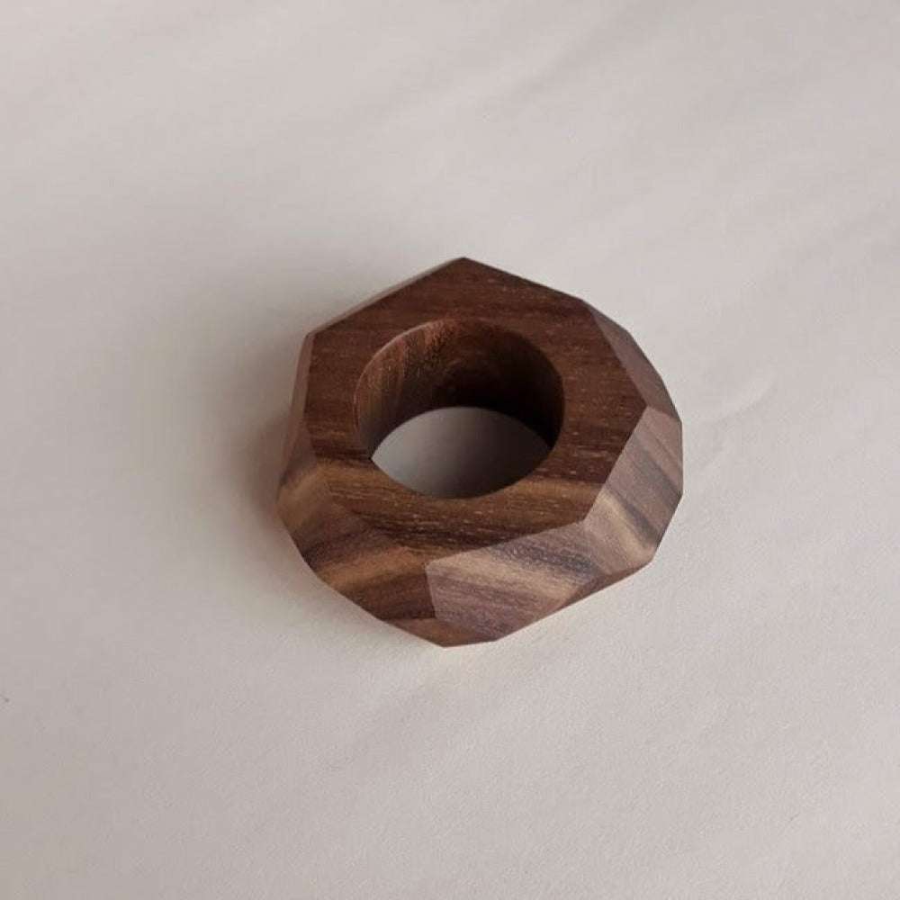 Dor+Kie Kiaat Wood Napkin Ring