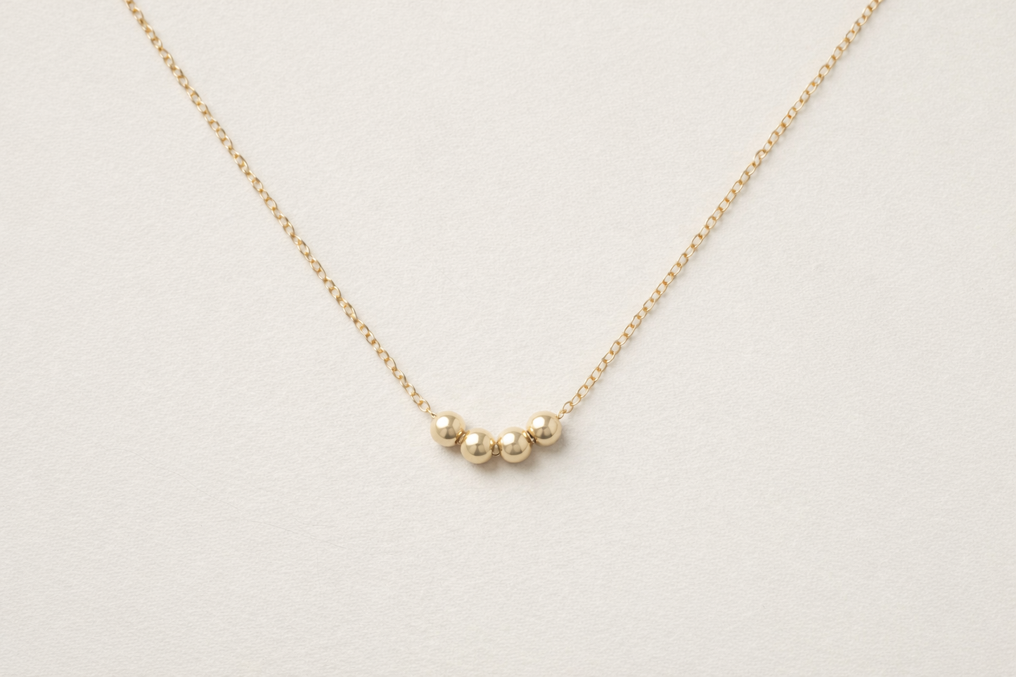 Sphere Necklace | Gold Fill