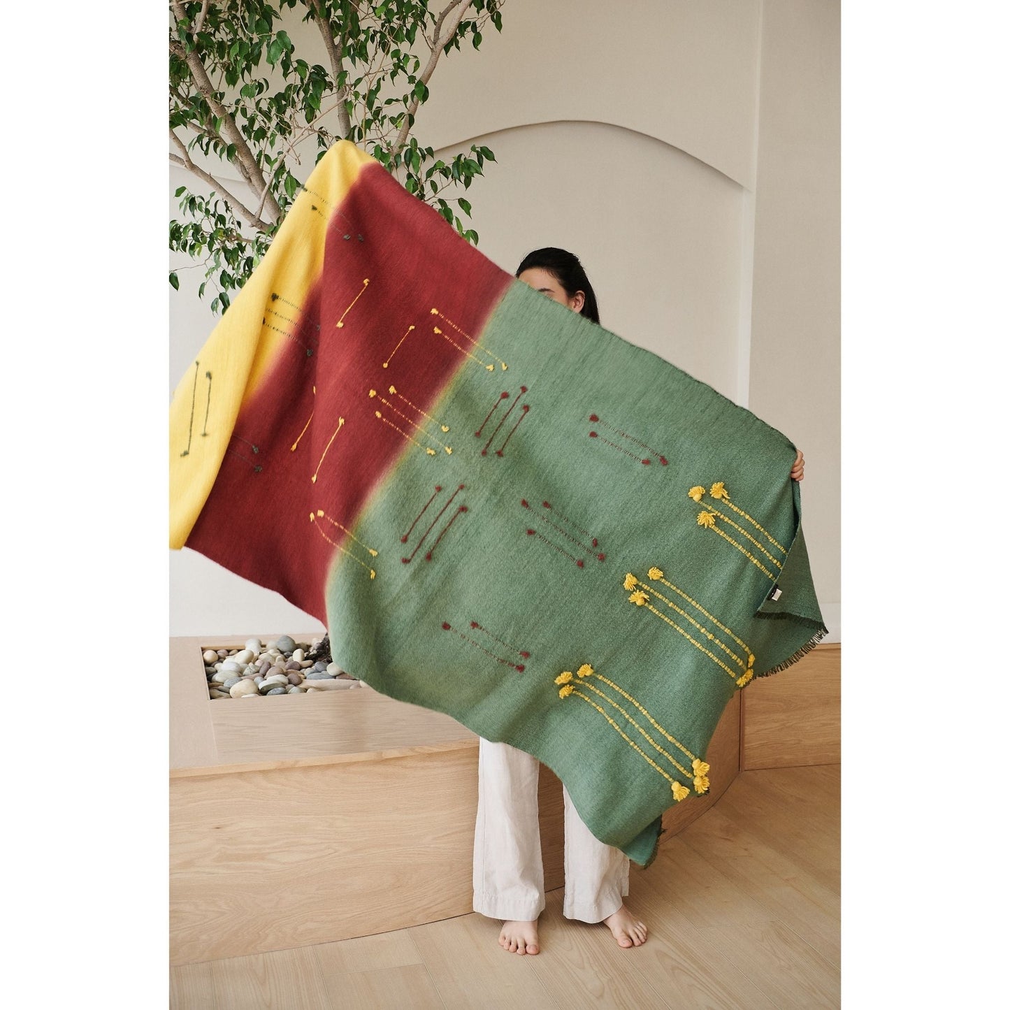 Textured Merino Throw