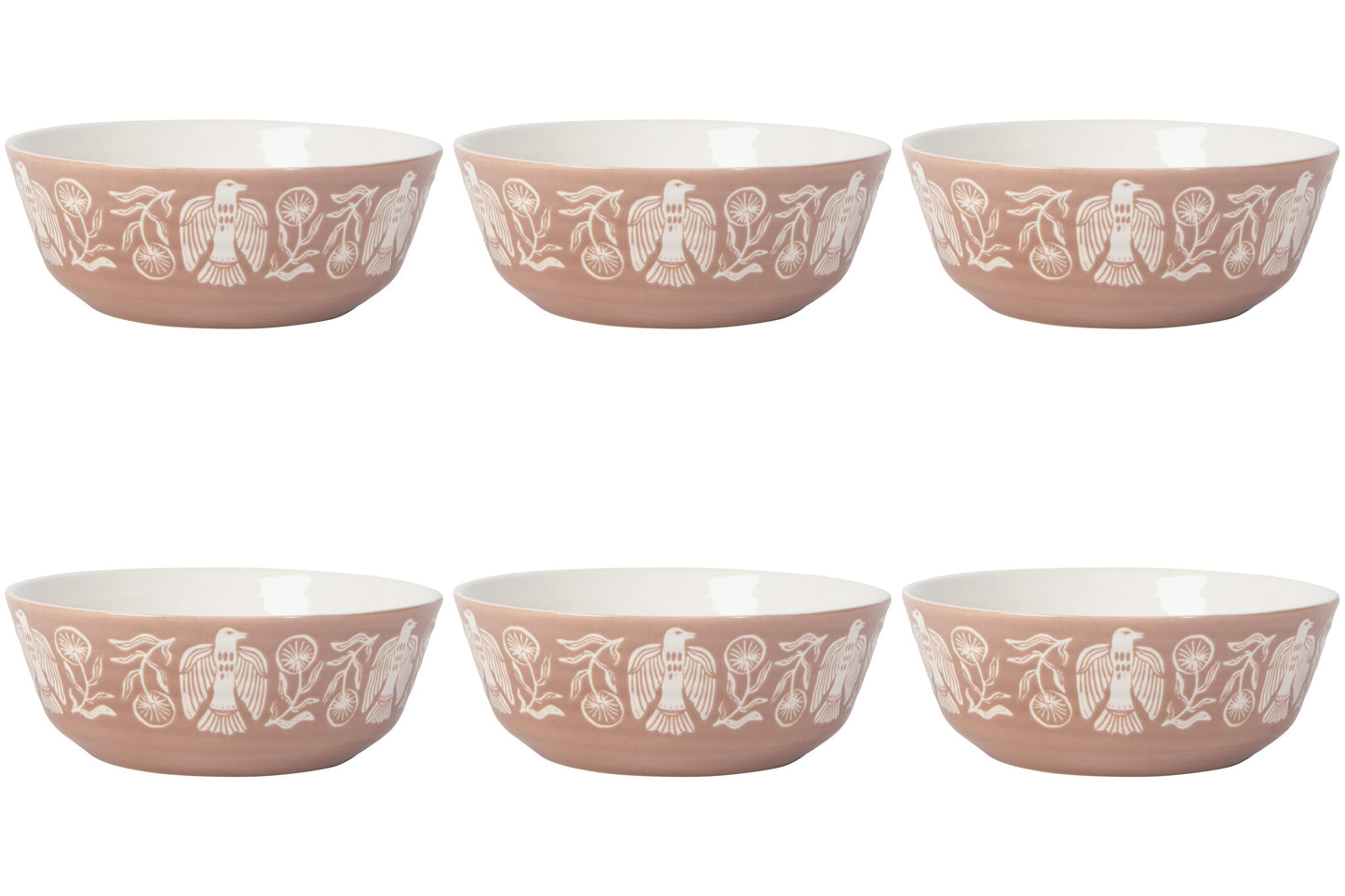Set of 6 Bowl Imprint Peregrine