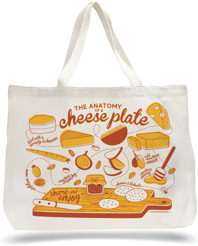 Tomato Candle &  Cheese Tote Gift Set