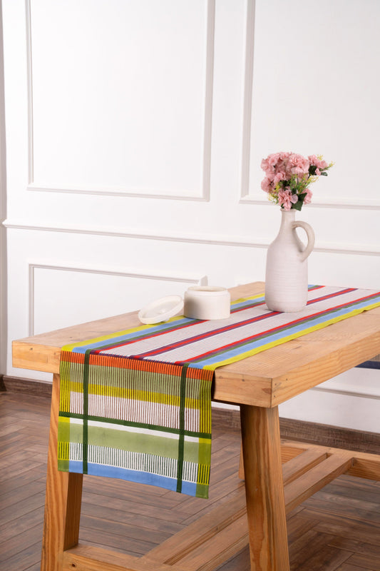 Modernist Striped Table Runner
