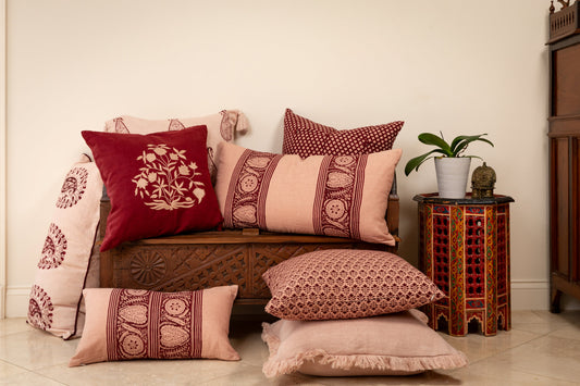 Clover Plum Decorative Pillow Cover