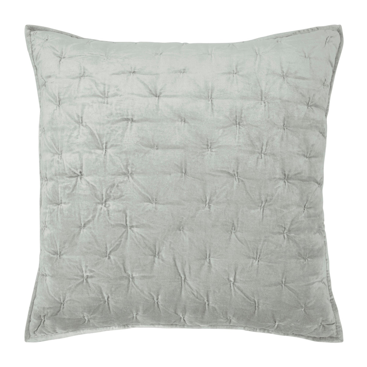 Luna Hand Pinched Velvet Quilt Sham
