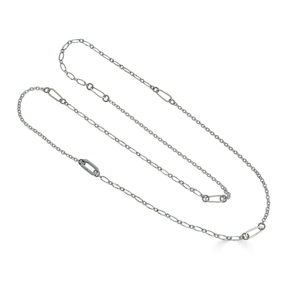 Silver Delicate Long Layering Necklace