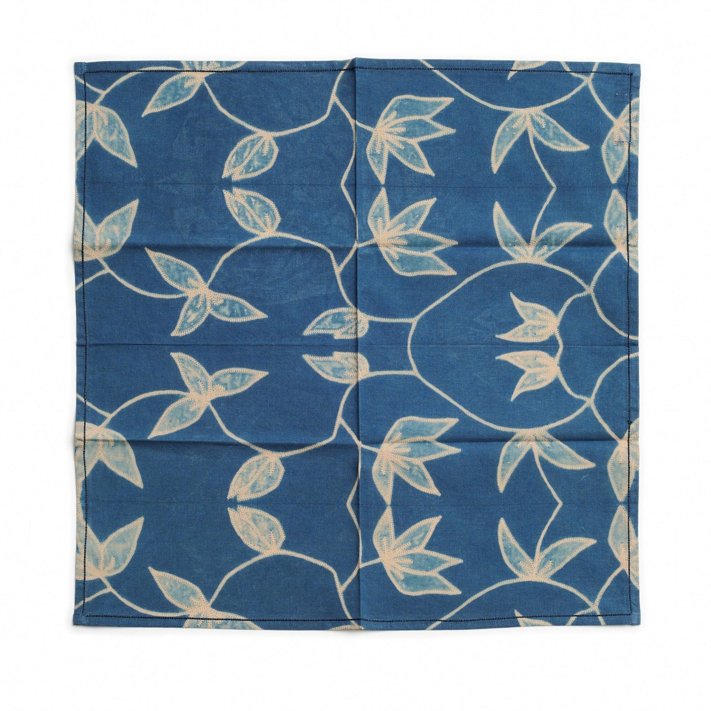 Folio Handcrafted Shibori Print Cotton Table Napkins ( set of 4 )