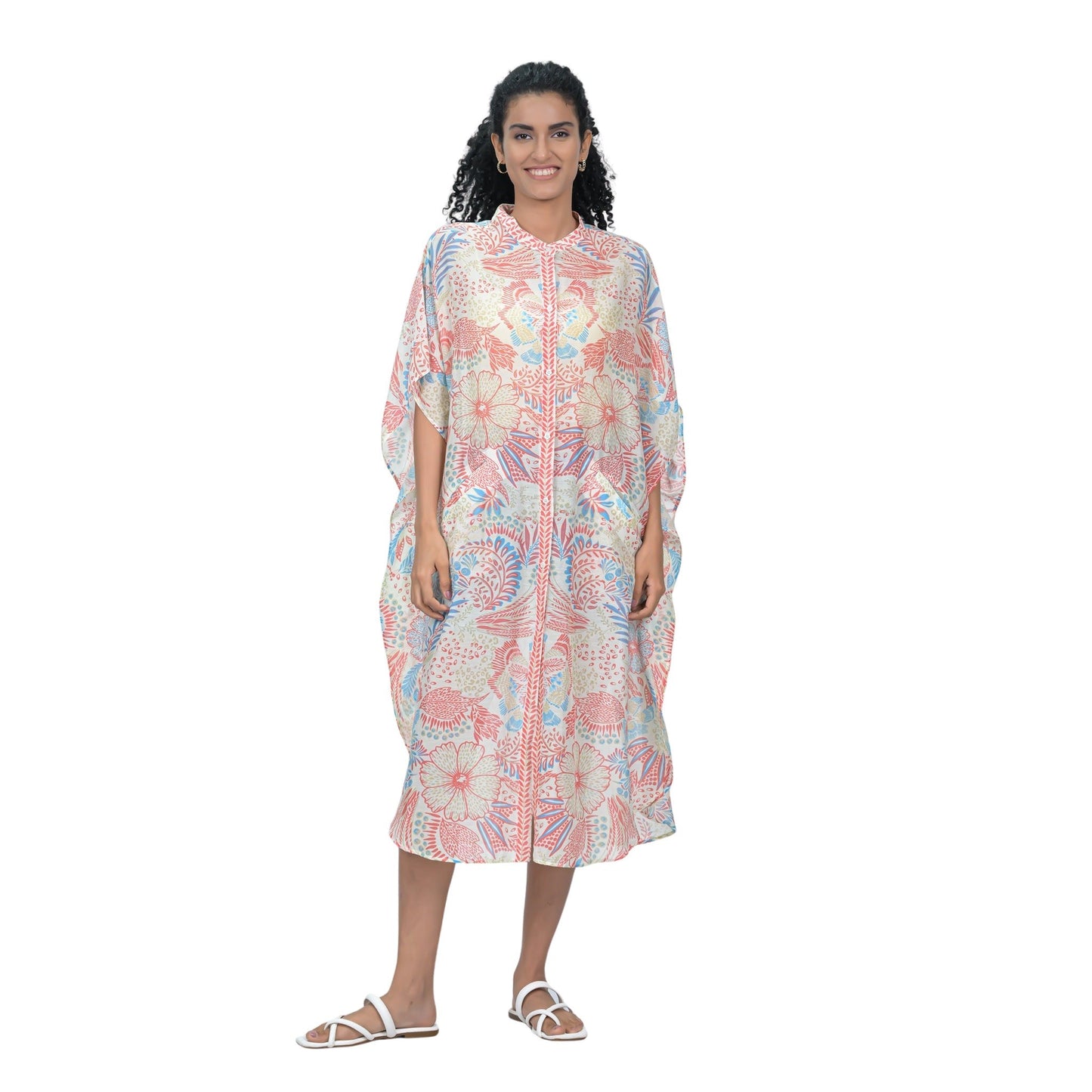 Floret Caftan - Red