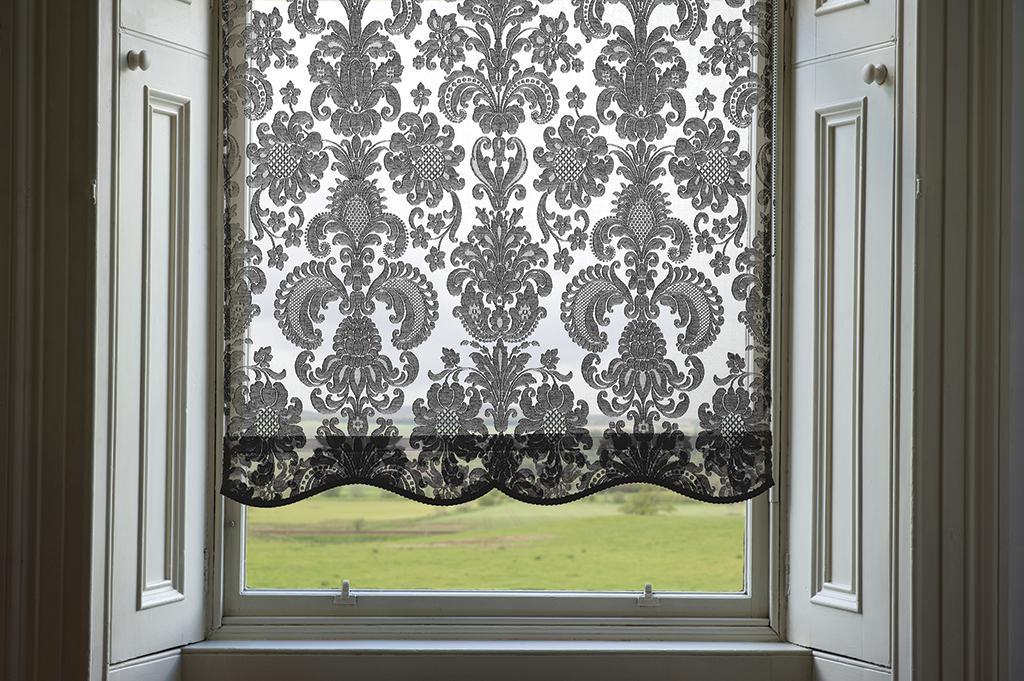 Custom Roller Shades ~ The Edward ~ Ivory ~