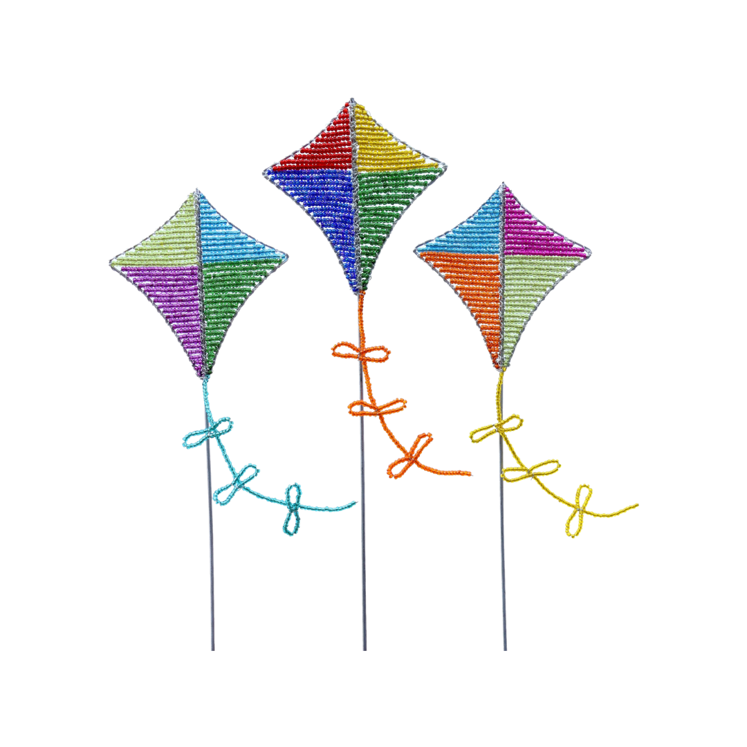 Pot Stake Kite, Asst (Set of 3)