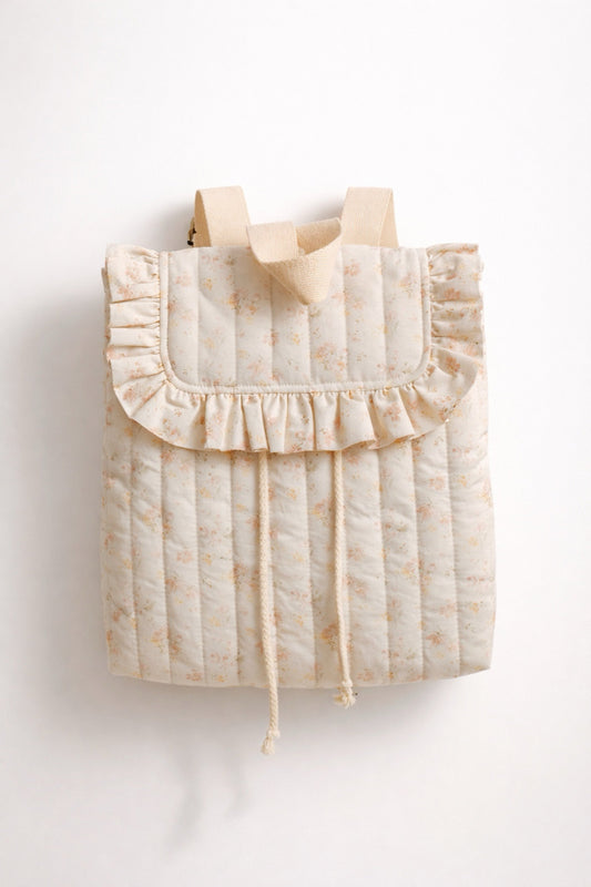 Eloise Quilted Backpack | Vintage Rose