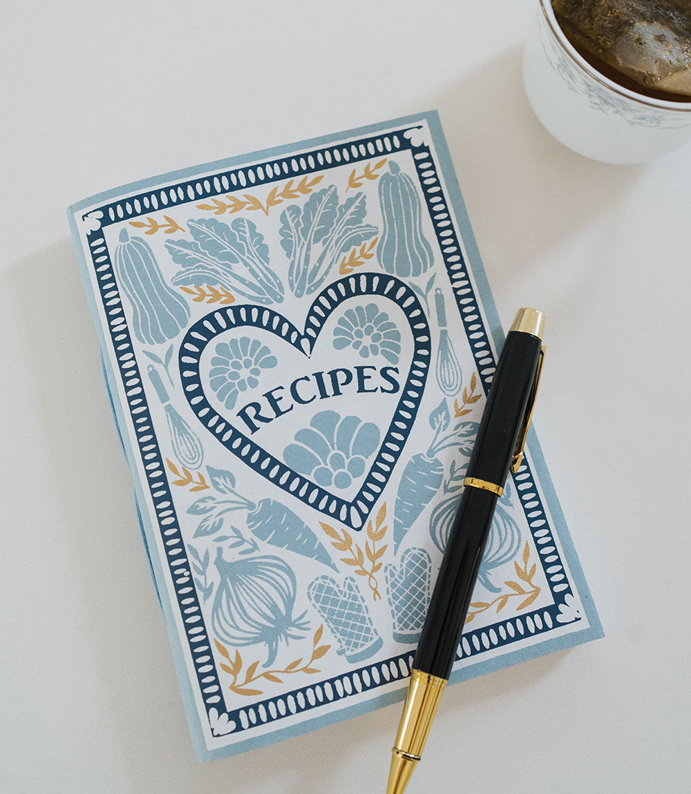 Khaana Recipe Journal Light Blue 5x7