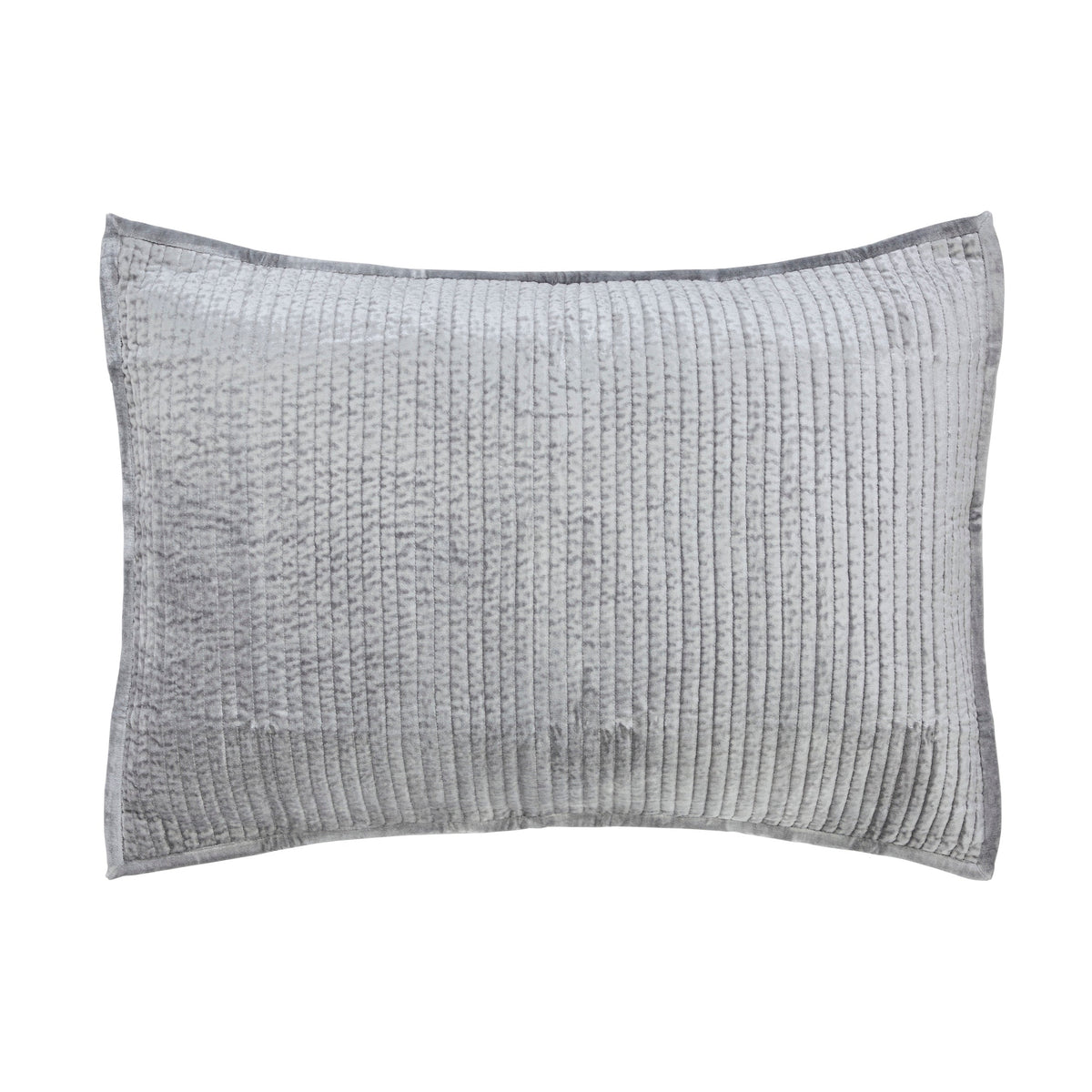 Spencer Channel Stitch Velvet Coverlet Sham