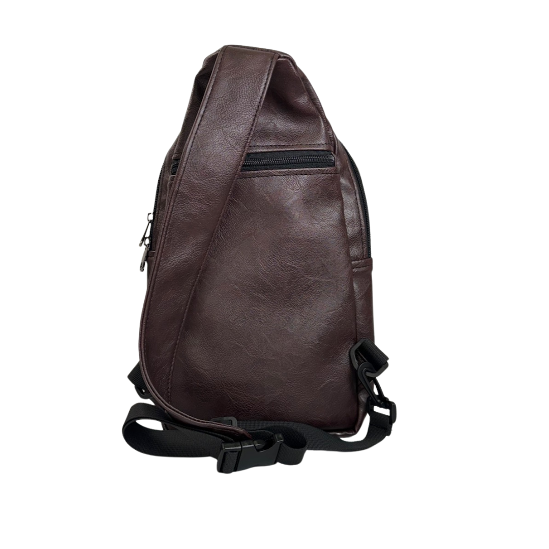 Vegan Leather Crossbody Bag for Women | Umoja Large Sling Bag for Men