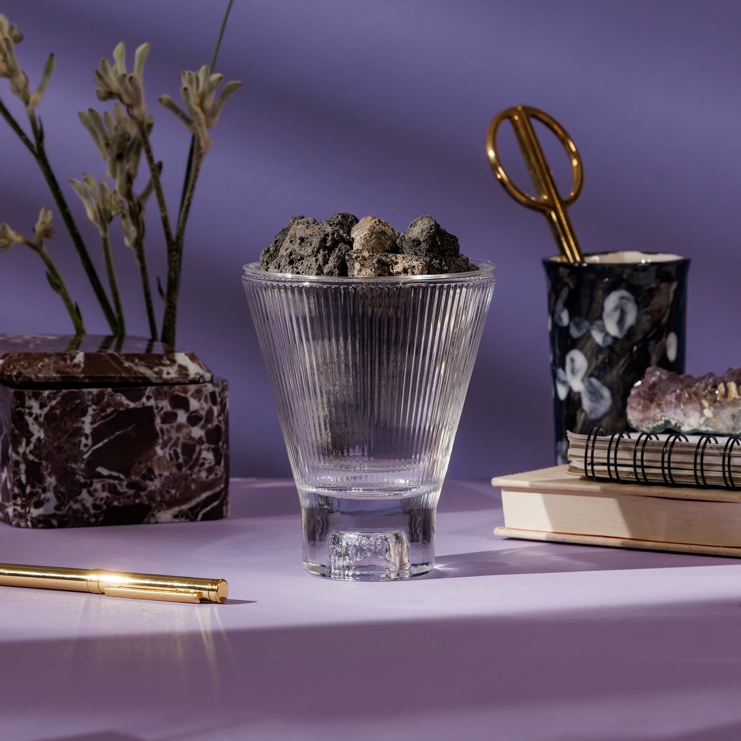 ZAI Lava Rock Diffuser - Fig & Flowers