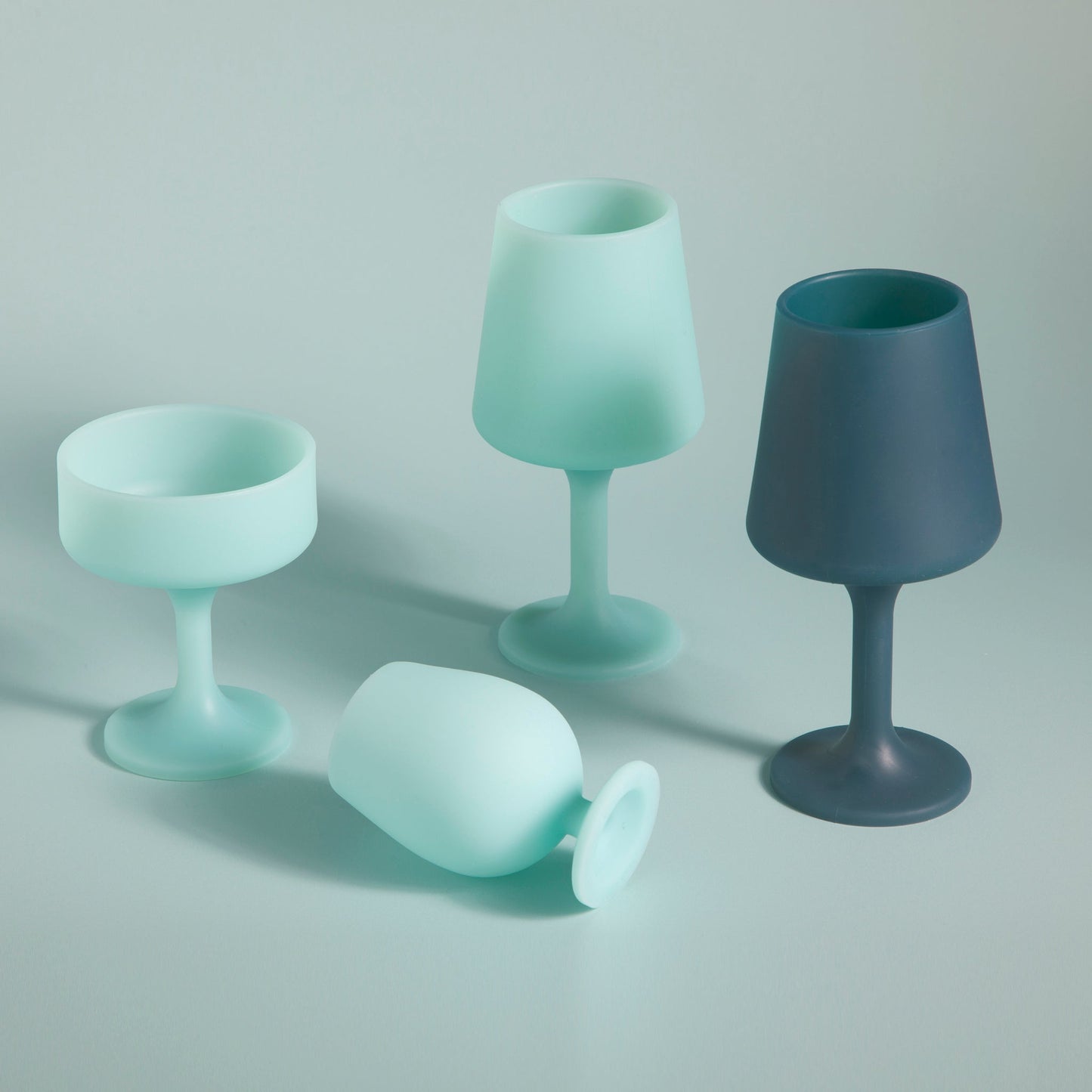 mist + ink | swepp | silicone unbreakable wine glasses