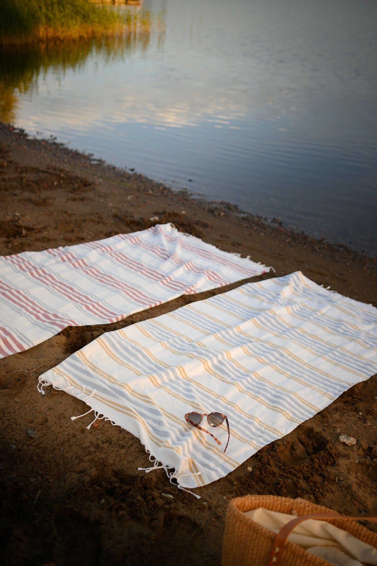 Others Handloom Towel Red/Blue