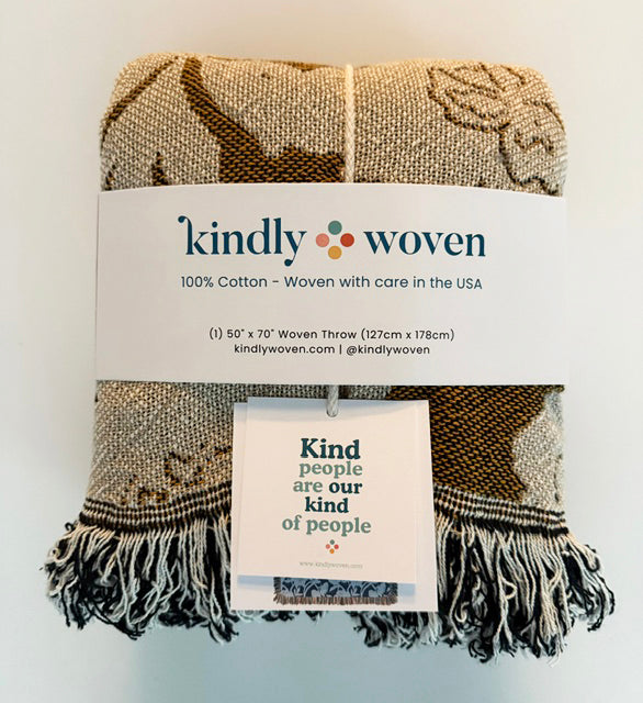 Addy Floral Jacquard Throw Blanket
