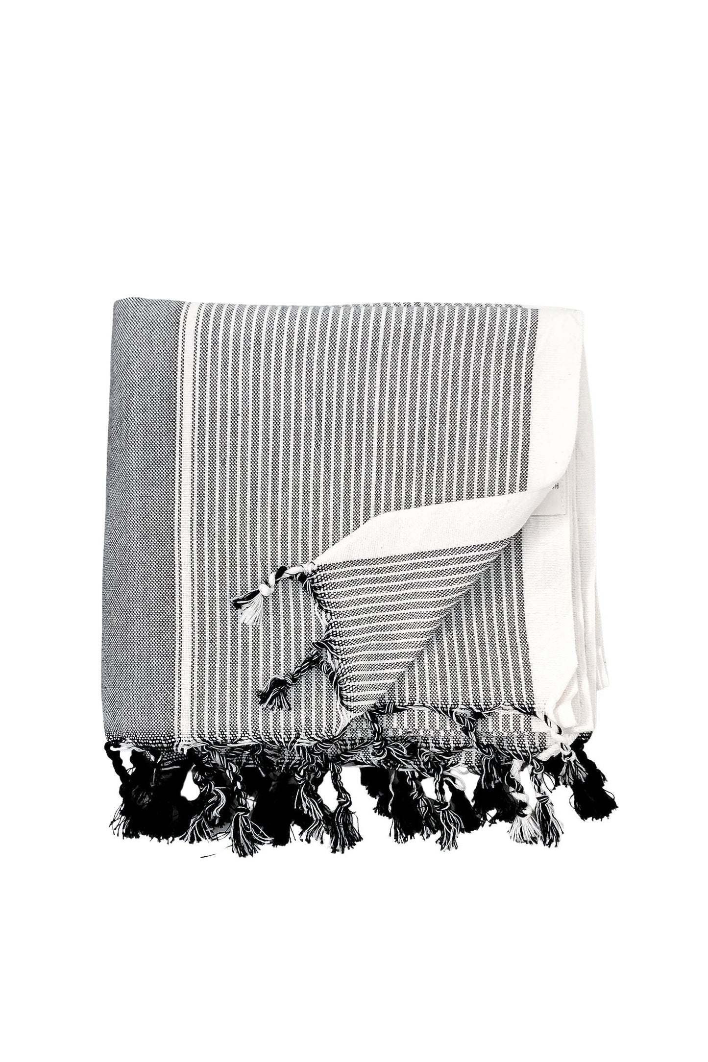 Grey Stripe Tribeca Towel