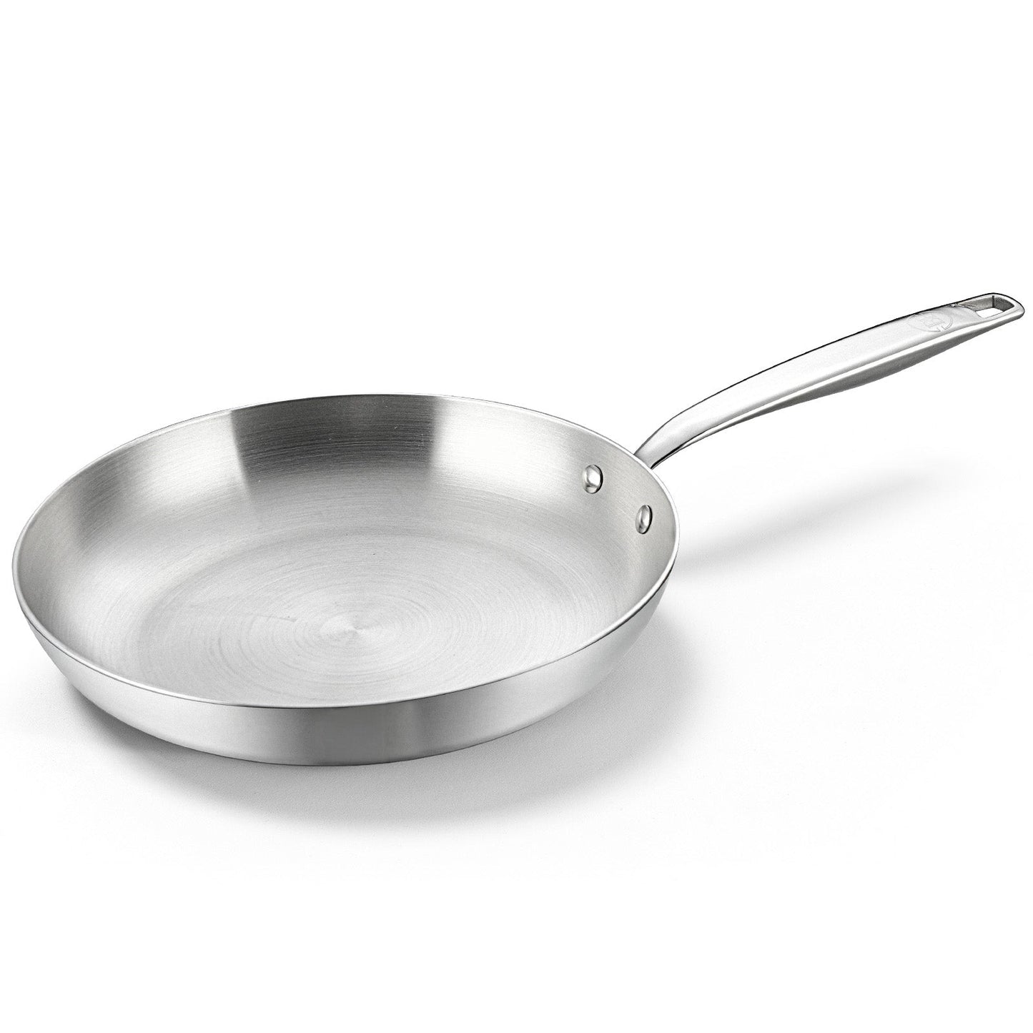 BE | LIVING - Essential Series - 10” / 26 cm Frying Pan - Triply Stainless Steel