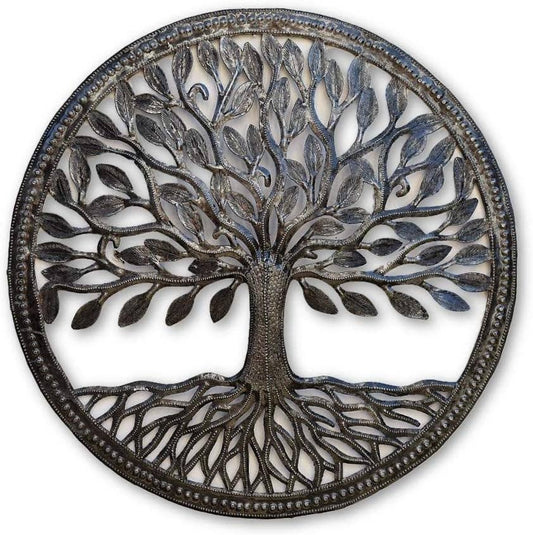 17" Tree of Life, Metal Wall Art, Fair Trade Project