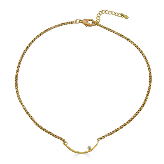 Curved Bar Necklace
