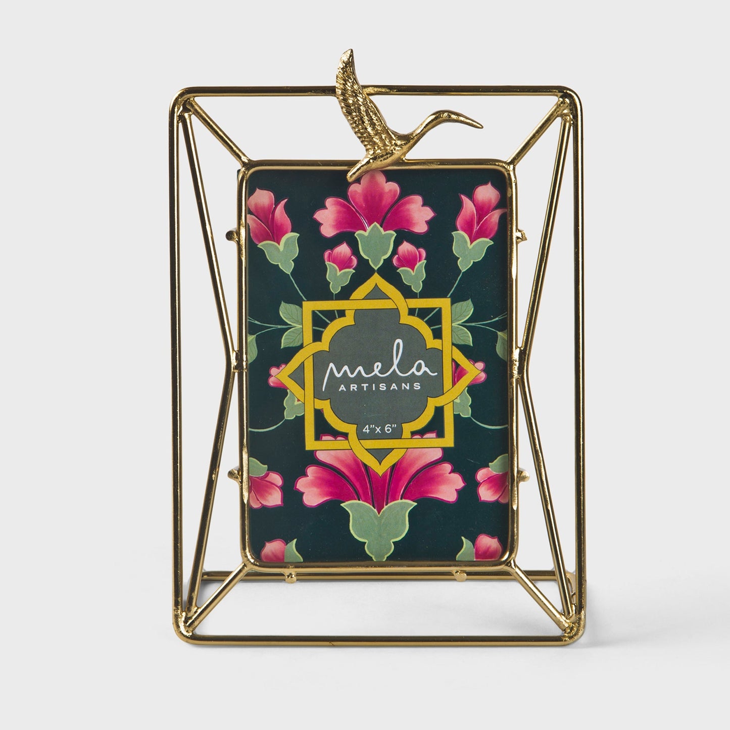 Serenity Crane Metal Photo Frame 4x6, Gold