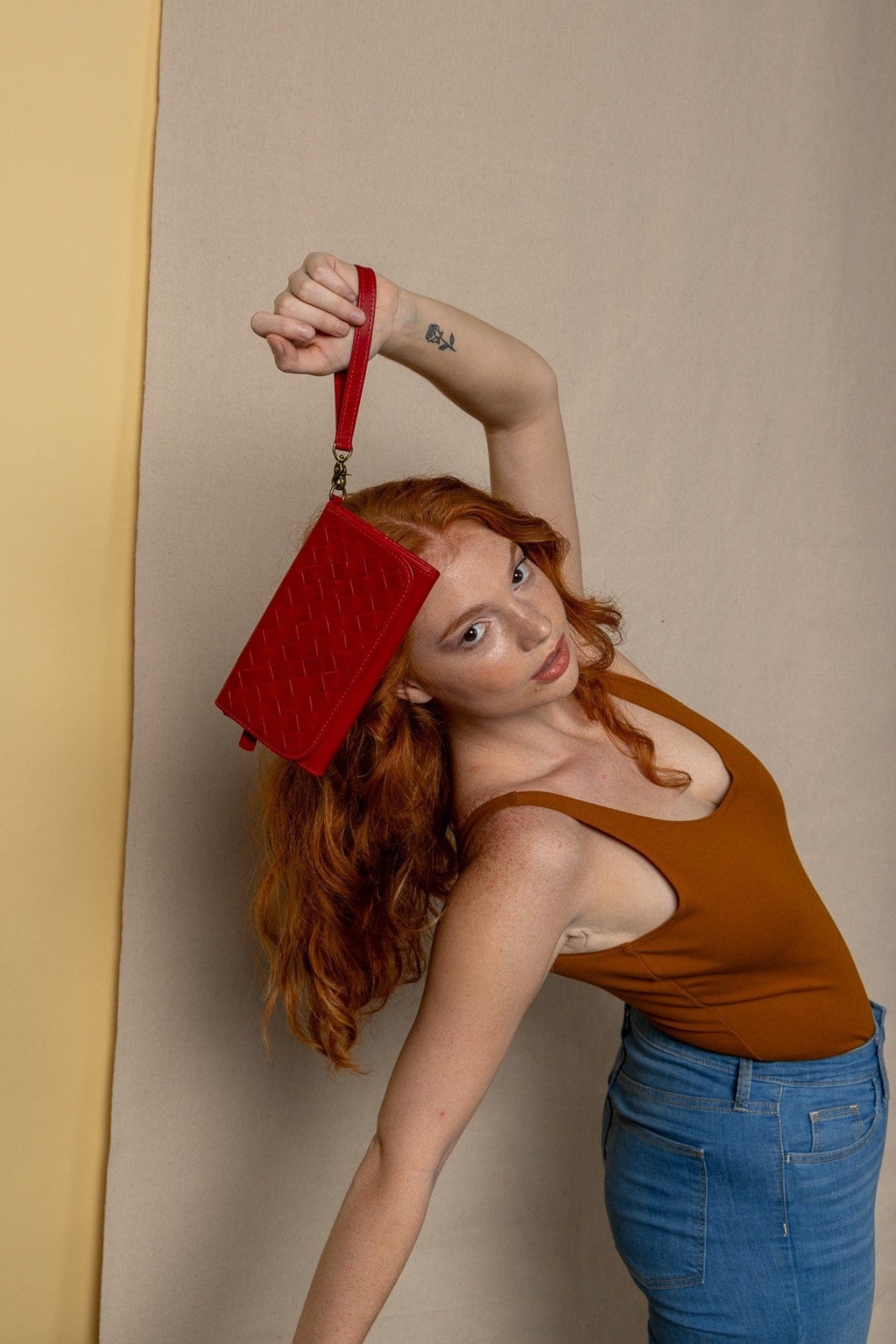 Woven Wristlet Wallet