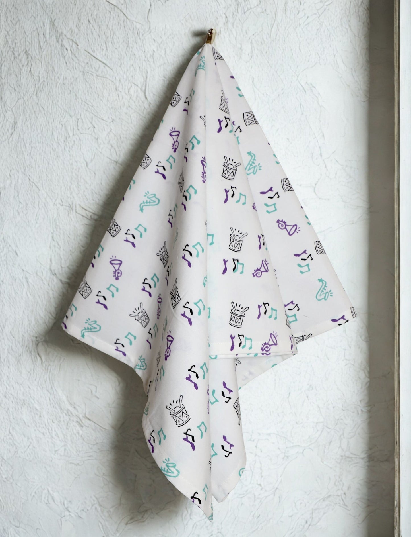 S/2 Second Line Cotton Tea Towel
