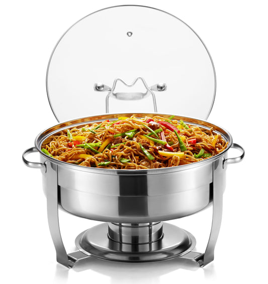Stainless Steel Chafing Dish, 4.5 qts
