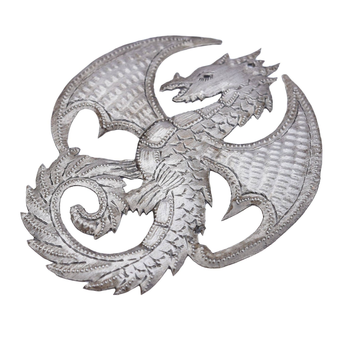 Handmade Haitian Metal Dragon Fair Trade Ornament
