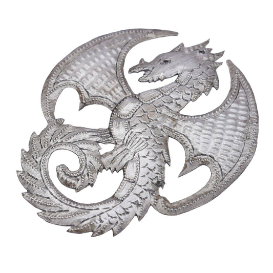 Handmade Haitian Metal Dragon Fair Trade Ornament