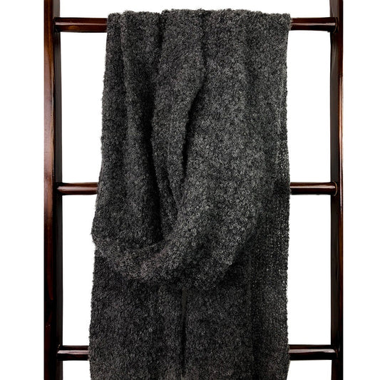 Charcoal Ultra Plush Alpaca Scarf