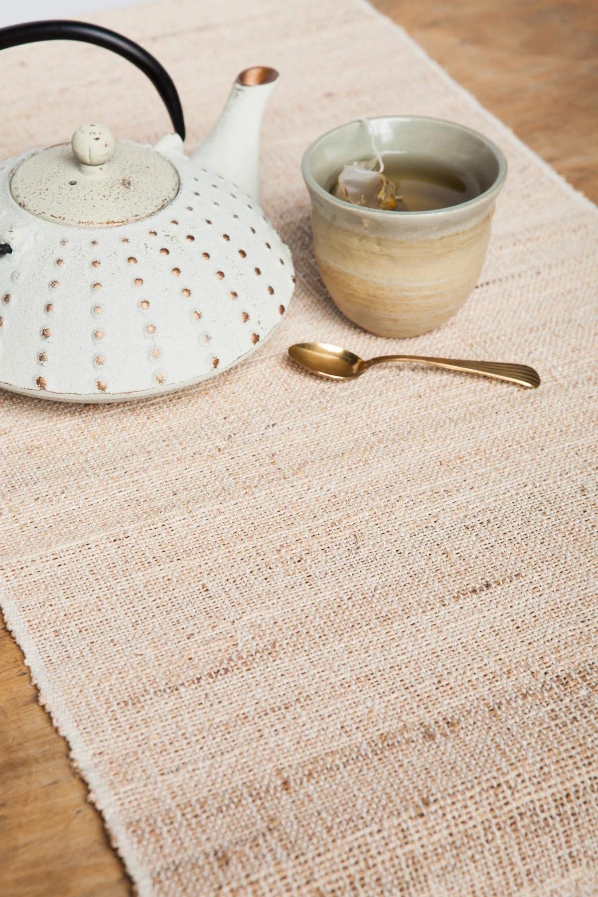 Handwoven Banana Fiber Table Runner | 72″ × 13″ | Fair Trade | TABLE CLASSICS