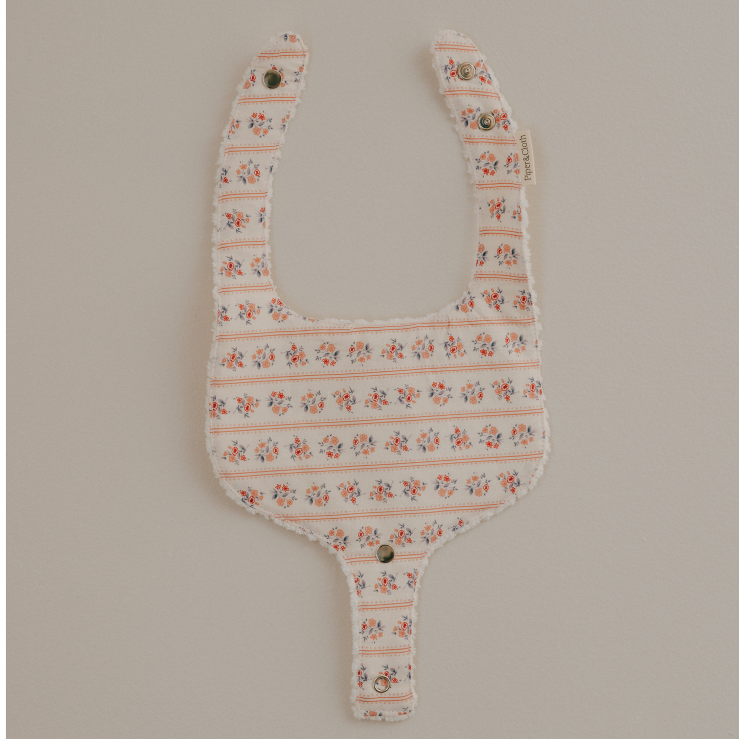 Soothe & Snap Pacifier Bib- Magnolia Blooms