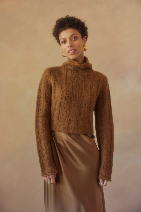 Ribbed Cropped Sweater