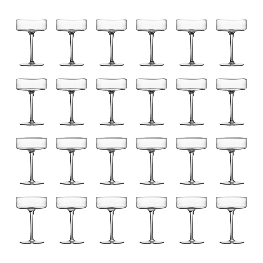 Clear Cocktail Martini Coupe Glass