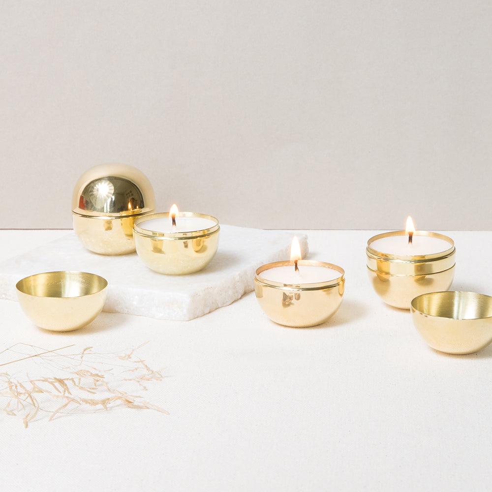 Sphere Travel Candles - Set of 4