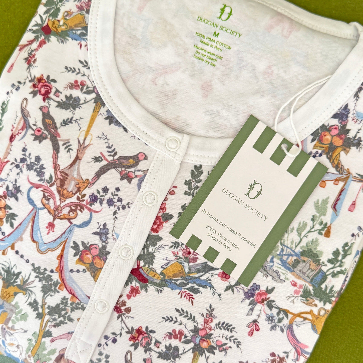 Toile Pima cotton pajamas