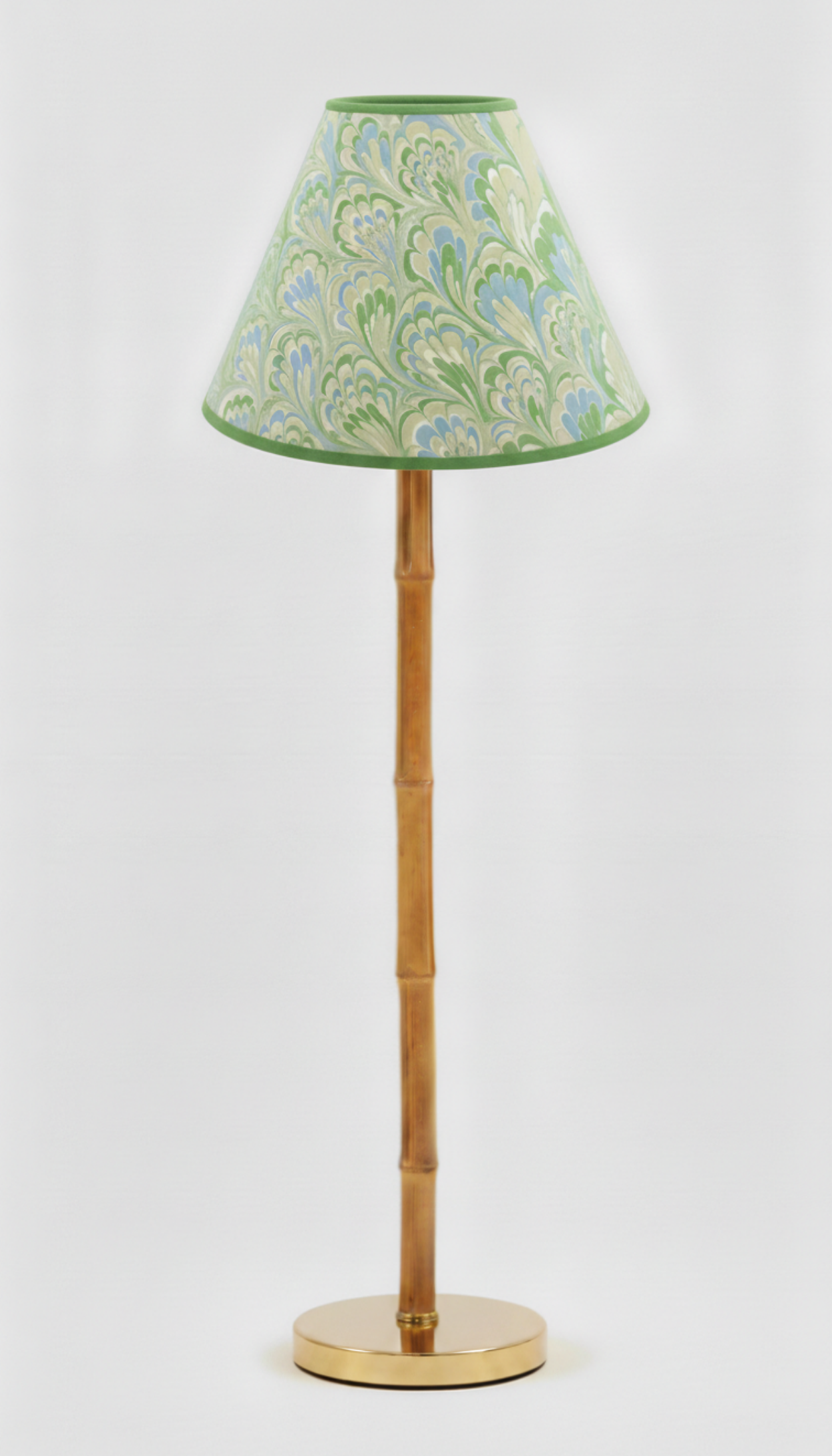 16" Empire Lampshade —  Hand-Marbled