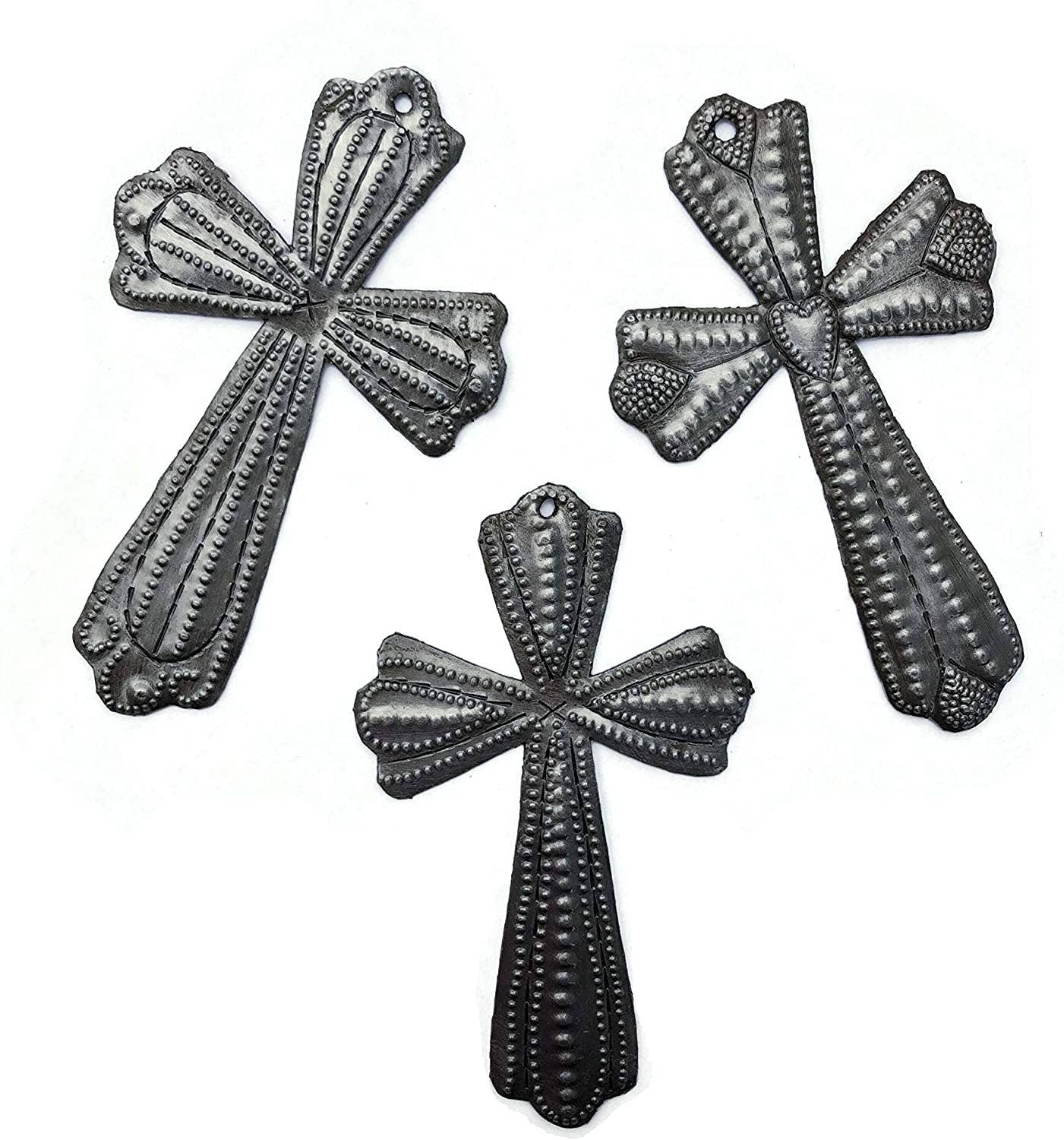 3" x 4.75"  Haitian Metal Cross, $3.15 ea. set/3, Fair Trade
