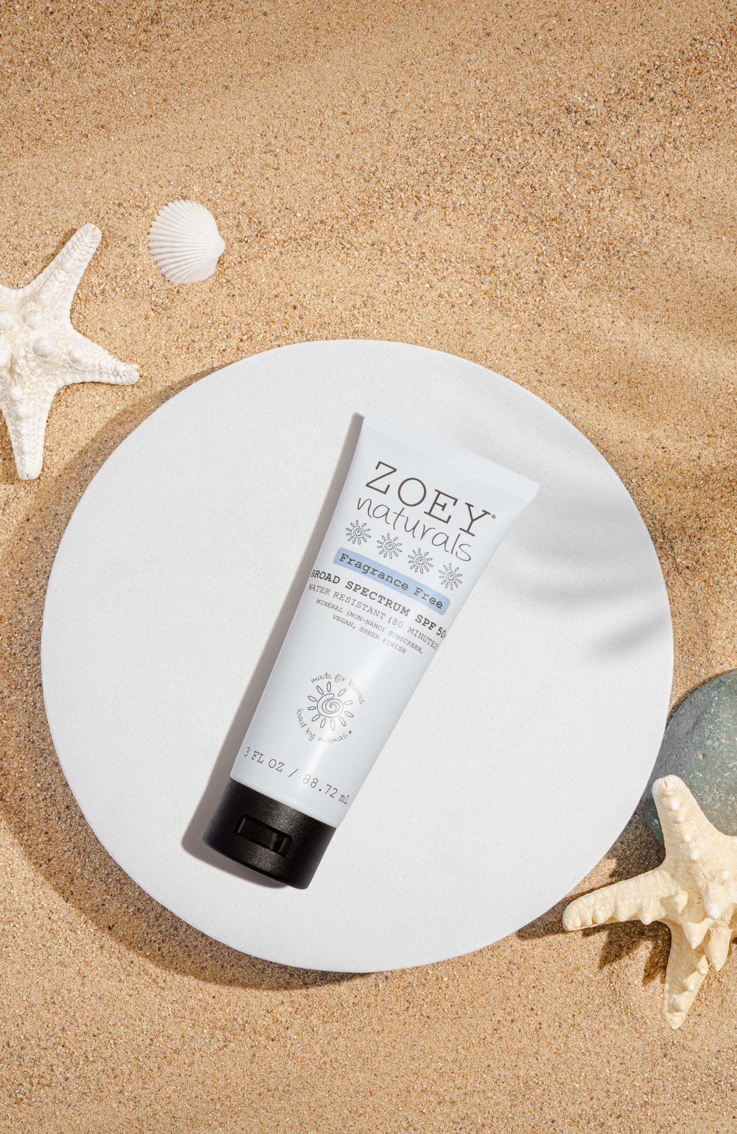 Zoey Naturals SPF 50+ Sheer Finish Mineral Sunscreen