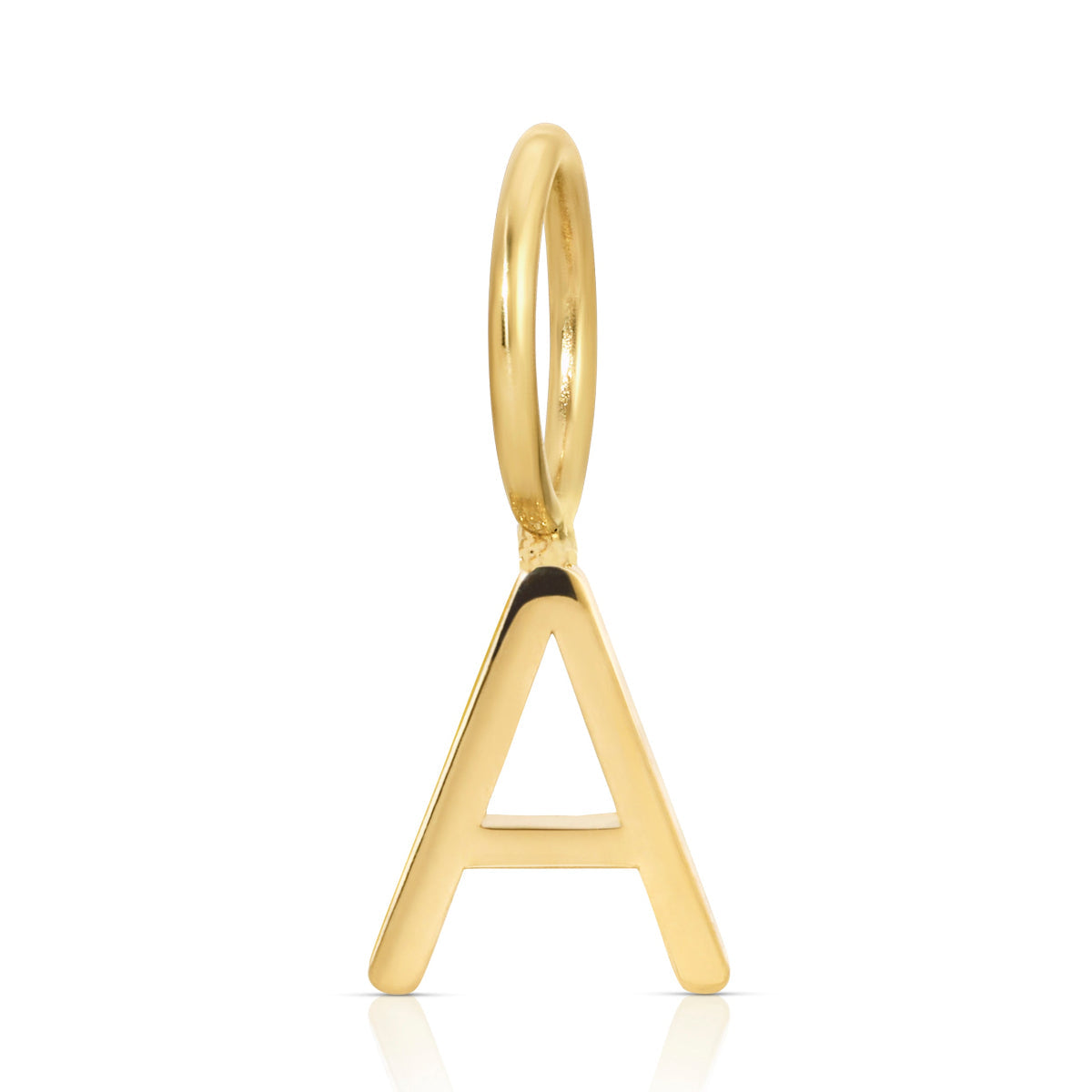 Gold Letter Charm