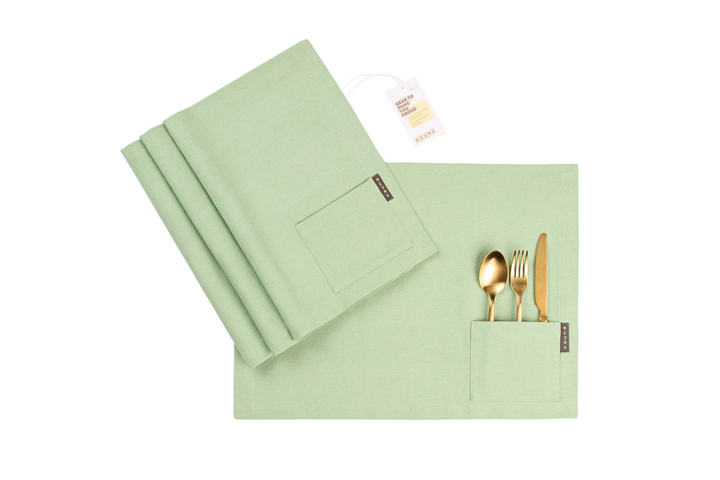 Cotton Cloth Placemats, Set of 4